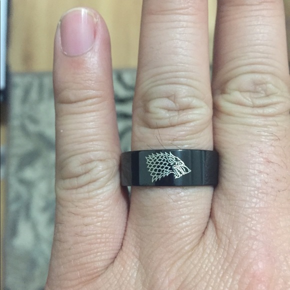 Game of Thrones Winter Wolf Black Ring - Picture 3 of 4